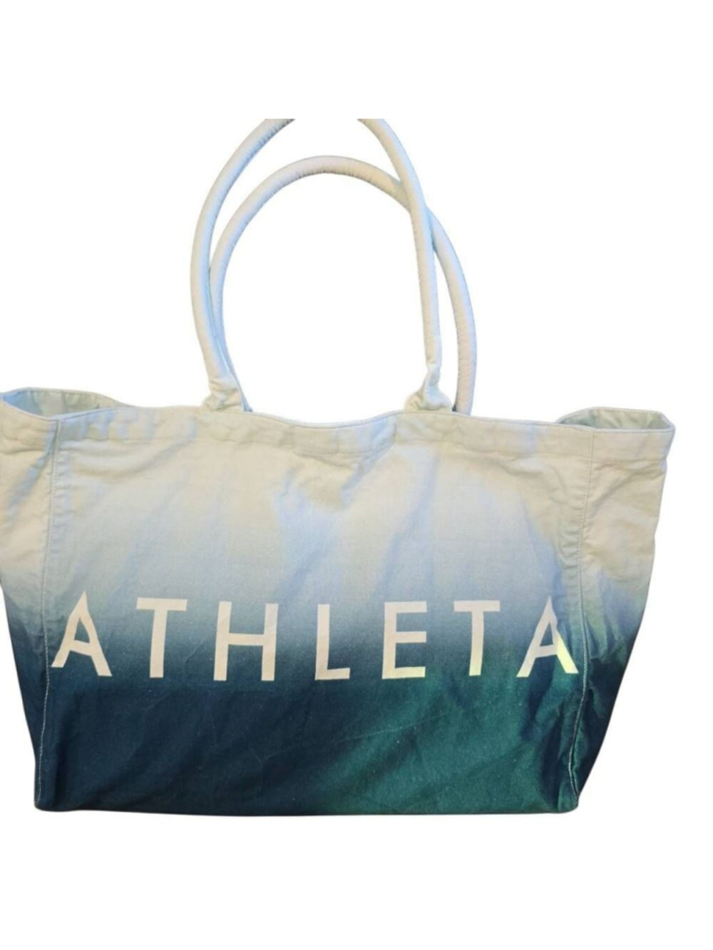Athleta Canvas Tote Bag & Prana Canvas Tote Both In Very Good Condition Athleta-